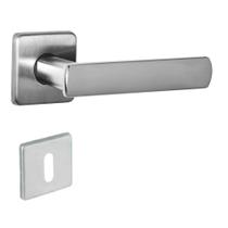 Fechadura DAMA Interna Escovada Arouca Roseta Quadrada Inox Fechadura DAMA Interna Escovada Arouca Roseta Quadrada Inox