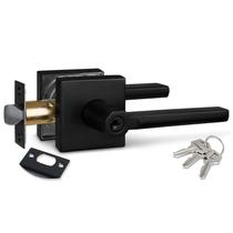 Fechadura de alavanca com chave NEWBANG HD1601 preto fosco reversível Fechadura de alavanca com chave NEWBANG HD1601 preto fosco reversível