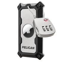 Fechadura de Bagagem Pelican AirTag com Trava de Cabo TSA - Titânio