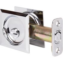 Fechadura de bolso Stone Harbor, encosto de 2,75", cromo polido