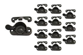 Fechadura de caixilho de janela QCAA Steel CTC 2 Antique Copper, pacote com 12