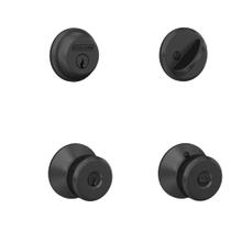 Fechadura de cilindro único Lock Schlage FB50N G BWE 622 preta fosca