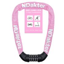 Fechadura de corrente de bicicleta NDakter, combinação de 5 dígitos, anti-roubo, 1,2 m Fechadura de corrente de bicicleta NDakter, combinação de 5 dígitos, anti-roubo, 1,2 m