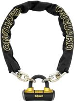 Fechadura de corrente ONGUARD Mastiff 8019 10 mm x 107 cm com Boxer U-Lock Fechadura de corrente ONGUARD Mastiff 8019 10 mm x 107 cm com Boxer U-Lock