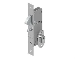 Fechadura de Correr HAGA Napole 2605B Broca 23mm Cromada CR 126056