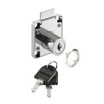 Fechadura de Embutir 32 mm com Chave Dobrável Cromada