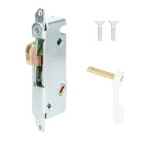 Fechadura de embutir SANKINS com rasgo de chave a 45 e trinco branco