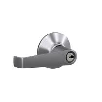 Fechadura de entrada com chave Tubular Schlage F51 CSV ELA 626 Satin Chrome Fechadura de entrada com chave Tubular Schlage F51 CSV ELA 626 Satin Chrome