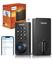 Fechadura de entrada sem chave Smart Lock Philips WiFi com impressão digital