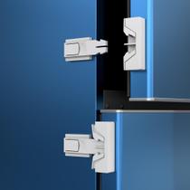 Fechadura de Geladeira à Prova de Crianças HEAOATH - Pacote com 2 Unidades (Branca) Fechadura de Geladeira à Prova de Crianças HEAOATH - Pacote com 2 Unidades (Branca)