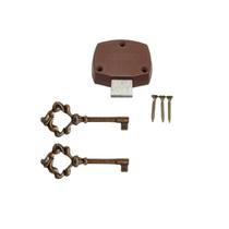 Fechadura de guarda roupa solufer com duas chaves