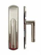 Fechadura De Porta Alumínio Interno Externo 50mm Reforçada