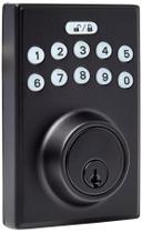 Fechadura de porta Amazon Basics Teclado eletrônico Deadbolt Matte Black Fechadura de porta Amazon Basics Teclado eletrônico Deadbolt Matte Black
