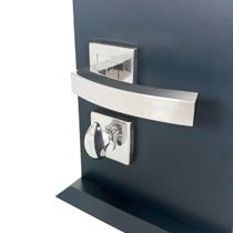 Fechadura De Porta Banheiro Escovada 55mm Safe ABNT