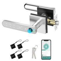 Fechadura de porta com impressão digital Foxgard Smart 5 em 1 para quarto