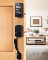 Fechadura de porta com teclado eletrônico DESLOC A100F com conjunto de alças