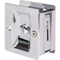 Fechadura de porta de bolso Stone Harbor Hardware cromado polido Fechadura de porta de bolso Stone Harbor Hardware cromado polido