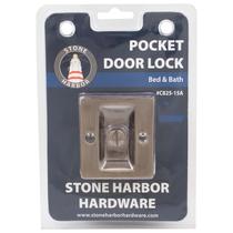 Fechadura de porta de bolso Stone Harbor Hardware Privacy Nickel antigo Fechadura de porta de bolso Stone Harbor Hardware Privacy Nickel antigo