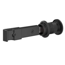 Fechadura de porta de celeiro National Hardware N700-150 preta fosca
