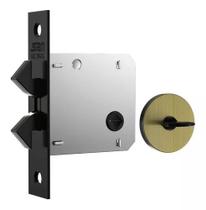 Fechadura De Porta De Correr De Banheiro Stam 1006s Oxidado Wc Bico papagaio duplo