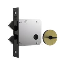 Fechadura De Porta De Correr De Banheiro Stam 1006s Oxidado Wc Bico papagaio duplo