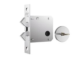 Fechadura de porta de correr para banheiro stam 1006s bico de papagaio
