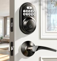 Fechadura de porta de entrada sem chave Veise Teclado eletrônico Deadbolt