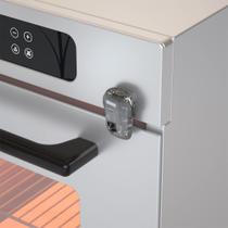 Fechadura de porta de forno de segurança para bebês SAFELON Double Button Clear