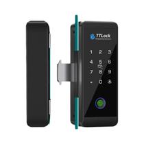 Fechadura De Porta De Vidro De Madeira Com Bluetooth, Aplicativo Ttlock, Desbloqueio Remoto Por