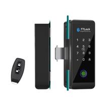 Fechadura De Porta De Vidro De Madeira Com Bluetooth, Aplicativo Ttlock, Desbloqueio Remoto Por