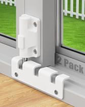 Fechadura de porta deslizante WINONLY, pacote com 2 barras de segurança à prova de crianças