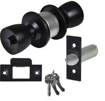 Fechadura De Porta Divisória Sala Escritório Cilíndrica maçaneta Redonda