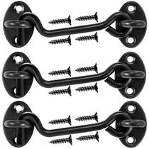 Fechadura de porta ENIVING, pacote com 3 fechaduras de celeiro, aço inoxidável