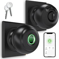 Fechadura de porta inteligente com impressão digital, botão biométrico do aplicativo GeekTale Fechadura de porta inteligente com impressão digital, botão biométrico do aplicativo GeekTale