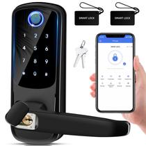 Fechadura de porta inteligente MSR X6 Impressão digital de entrada sem chave com alça Fechadura de porta inteligente MSR X6 Impressão digital de entrada sem chave com alça