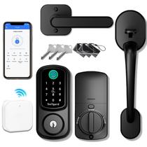 Fechadura de porta inteligente Seifgard Keyless Entry Deadbolt com conjunto de alças Fechadura de porta inteligente Seifgard Keyless Entry Deadbolt com conjunto de alças