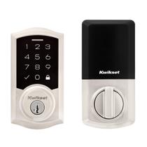 Fechadura de porta Kwikset SmartCode 270, entrada sem chave, níquel acetinado Fechadura de porta Kwikset SmartCode 270, entrada sem chave, níquel acetinado