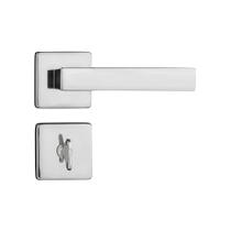 Fechadura de Porta Madeira Pado Concept 40mm Cromada Roseta Quadrada 408-40 Fechadura de Porta Madeira Pado Concept 40mm Cromada Roseta Quadrada 408-40