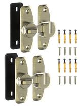Fechadura de porta MeBantoo 90/180 graus Flip Barn Door Lock Bronze