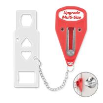 Fechadura de porta portátil AceMining Home Security Safety Travel Fechadura de porta portátil AceMining Home Security Safety Travel