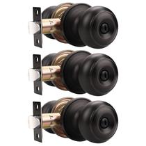 Fechadura de porta Probrico Interior Bathroom Privacy, pacote com 3