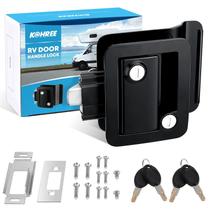 Fechadura de Porta RV Kohree - Trava Paddle Atualizada - Preta