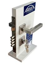 Fechadura de Porta trava com 4 Pinos 5 Chaves Multiponto