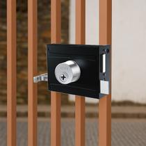 FECHADURA DE PORTAO STAM 1701 tetra PRETA SOBREPOR FECHADURA DE PORTAO STAM 1701 tetra PRETA SOBREPOR