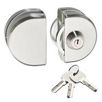 Fechadura de Pressão para Porta de Correr Vidro Multiponto Inox Escovado Soprano Fechadura de Pressão para Porta de Correr Vidro Multiponto Inox Escovado Soprano