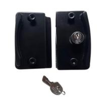 Fechadura De Pressão Para Porta De Vidro 1510xp Preto