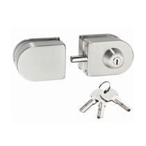 Fechadura de Pressão para Porta Pivotante de Vidro/Vidro VV056 VP520 PK Multiponto Inox Escovado Soprano