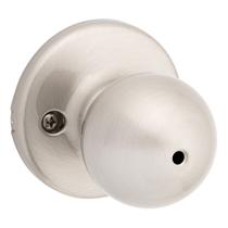 Fechadura de privacidade de níquel acetinado Kwikset Kwikset Polo