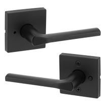 Fechadura de privacidade Kwikset Lisbon Matte Black