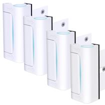 Fechadura de reforço de porta Ace Mining White, pacote com 4, 800 libras de força Fechadura de reforço de porta Ace Mining White, pacote com 4, 800 libras de força